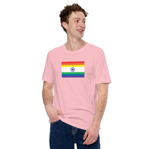 India LGBT Pride Flag Unisex t-shirt