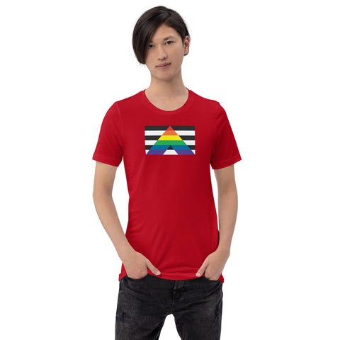 Straight Ally Flag Unisex t-shirt