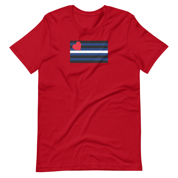 Leather Pride Flag Unisex T-Shirt | Sizes Up To 5XL