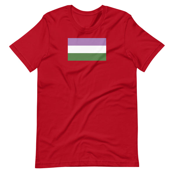 Genderqueer Flag Unisex t-shirt