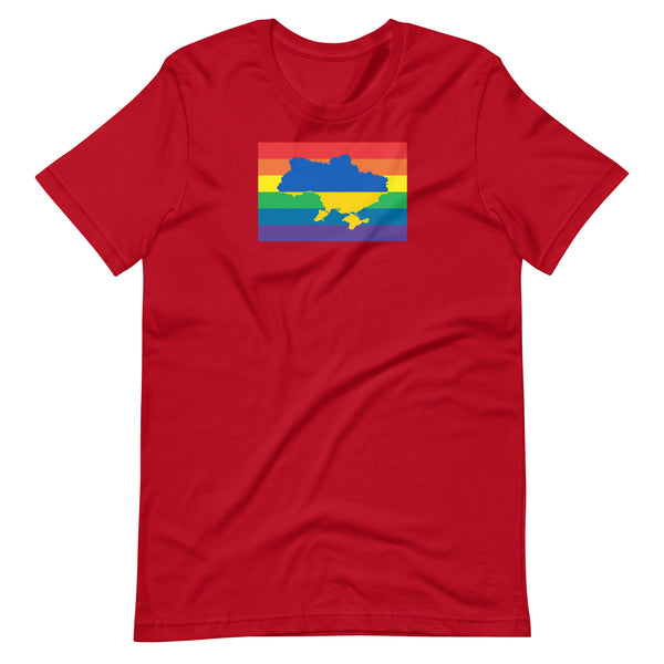 Ukraine LGBT Pride Flag Unisex t-shirt