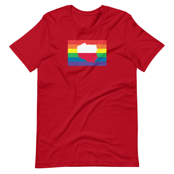Poland LGBT Pride Flag Unisex t-shirt