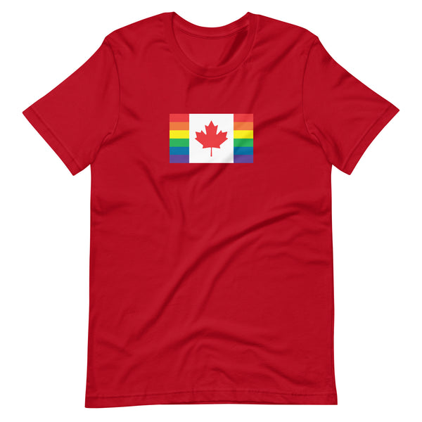 Canada LGBT Pride Flag Unisex T-Shirt