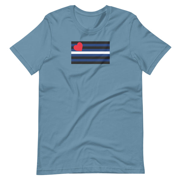 Leather Pride Flag Unisex T-Shirt | Sizes Up To 5XL