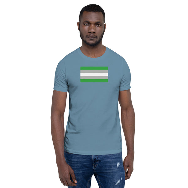 Gray romantic Flag Unisex t-shirt