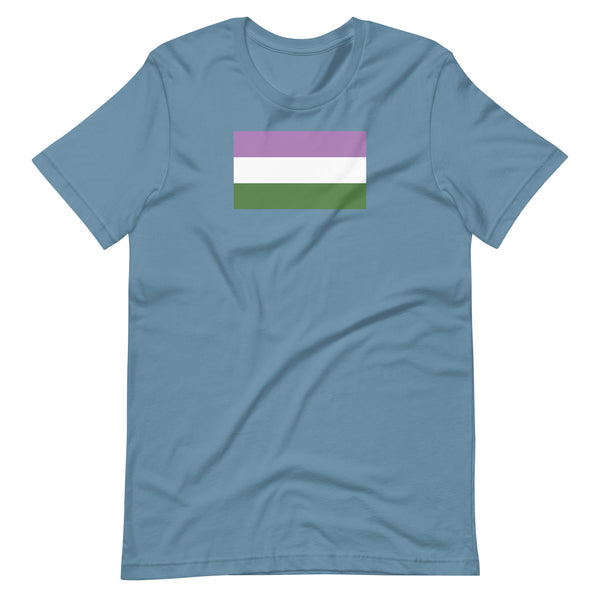 Genderqueer Flag Unisex t-shirt