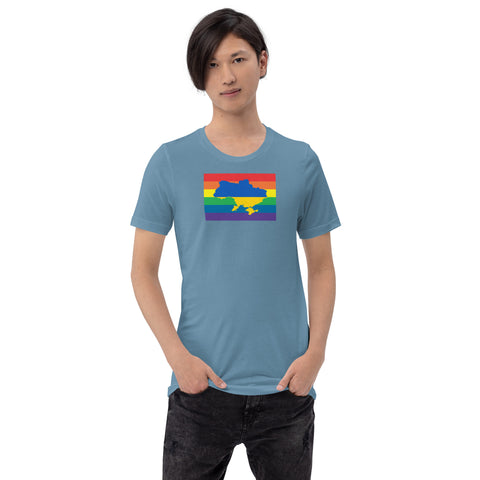 Ukraine LGBT Pride Flag Unisex t-shirt