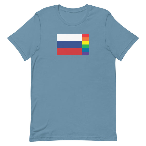 Russia LGBT Pride Flag Unisex t-shirt