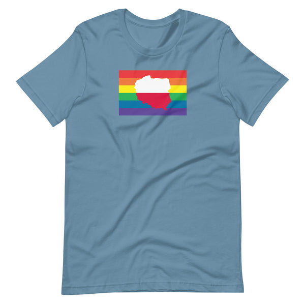 Poland LGBT Pride Flag Unisex t-shirt