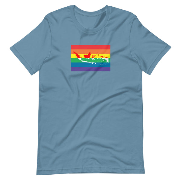 Indonesia LGBT Pride Flag Unisex t-shirt