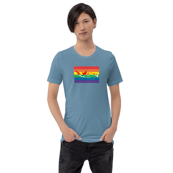 Indonesia LGBT Pride Flag Unisex t-shirt