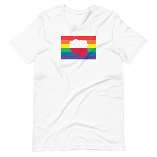 Poland LGBT Pride Flag Unisex t-shirt