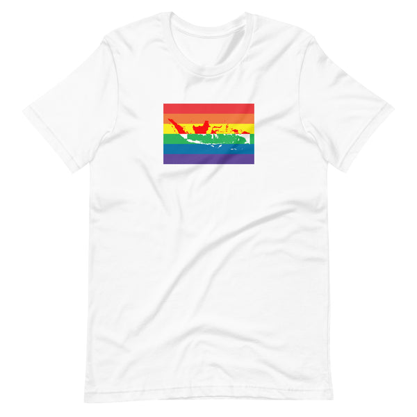 Indonesia LGBT Pride Flag Unisex t-shirt