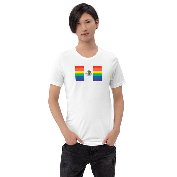 Mexico LGBT Pride Flag Unisex t-shirt