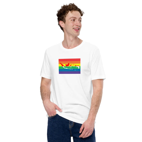 Indonesia LGBT Pride Flag Unisex t-shirt