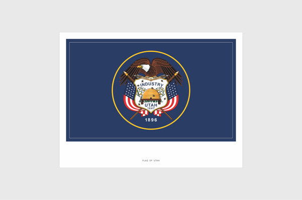 Utah Flag Stickers