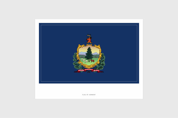 Vermont Flag Stickers