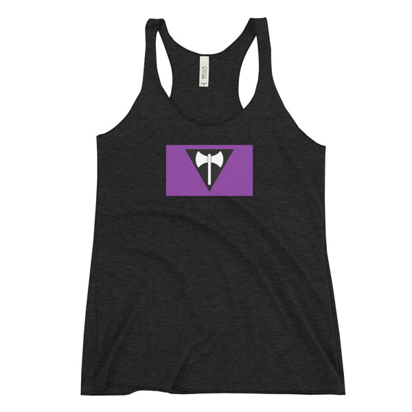 Lesbian Labrys Flag Women's Racerback Tank