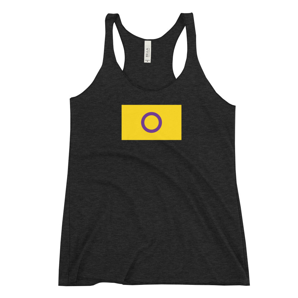 Intersex Flag Women's Racerback Tank
