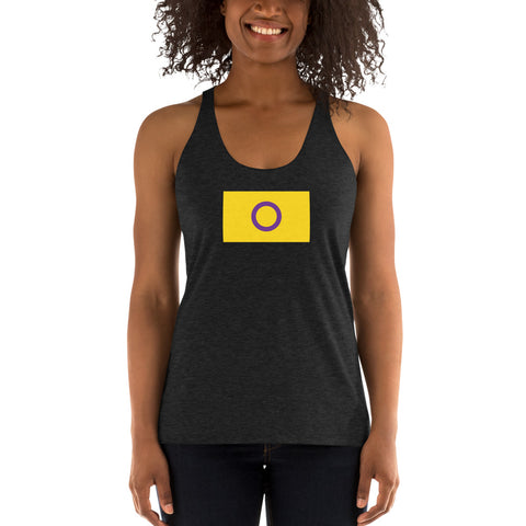 Intersex Flag Women's Racerback Tank