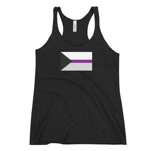 Demisexual Pride Flag Women's Racerback Tank
