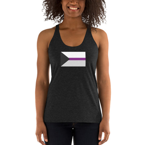 Demisexual Pride Flag Women's Racerback Tank