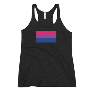 Bisexual Pride Flag Women's Racerback Tank