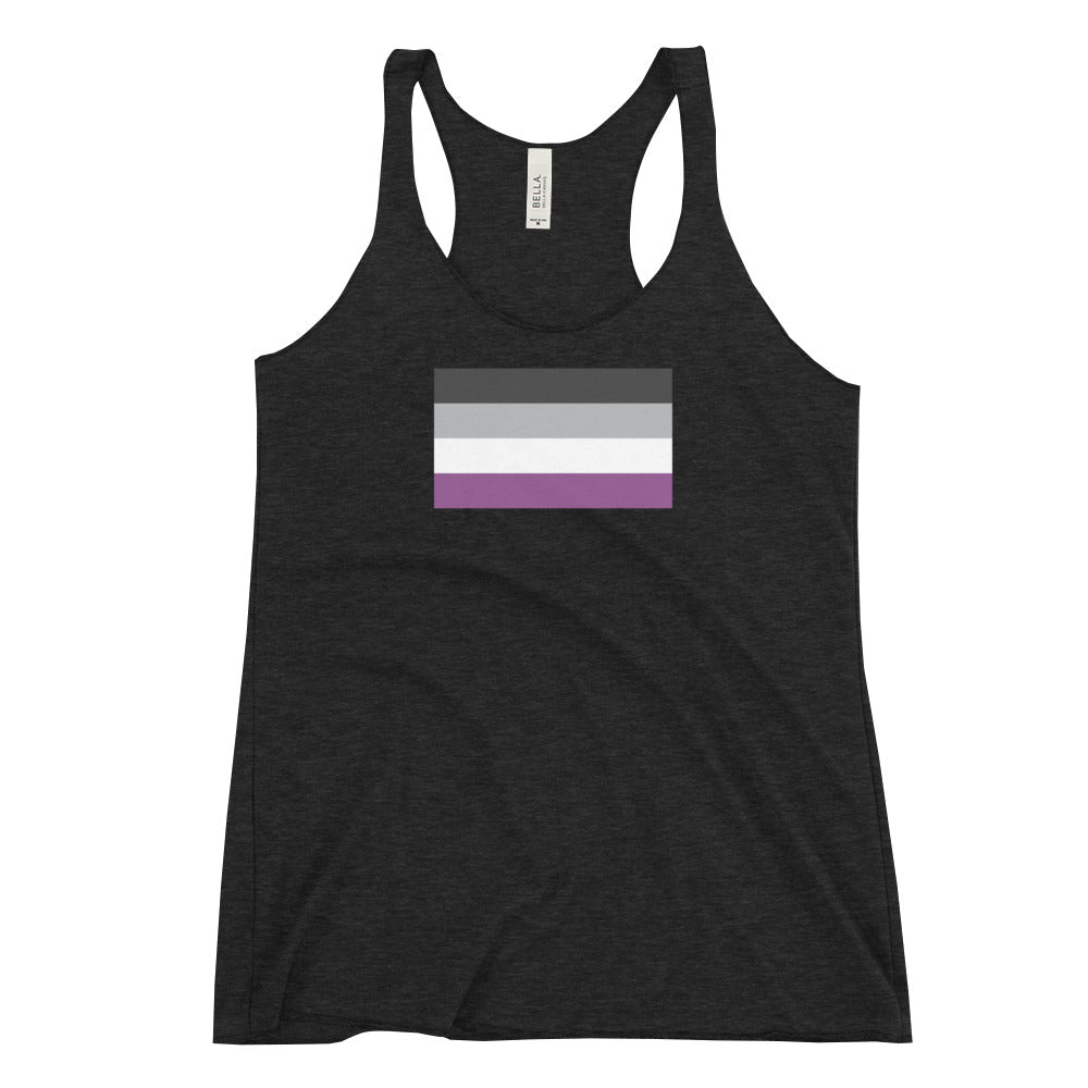 Asexual Pride Flag Women's Racerback Tank