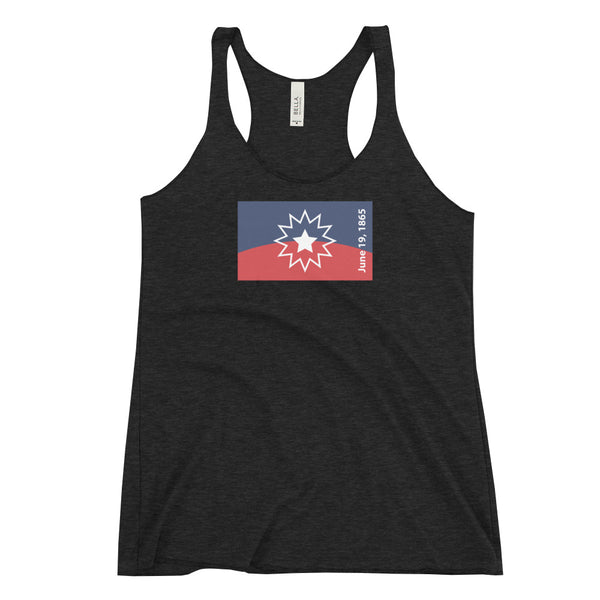 Juneteenth Flag Women's Racerback Tank