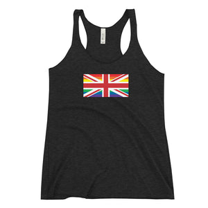 United Kingdom LGBT Pride Flag Women's Racerback Tank