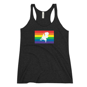 Netherlands LGBT Pride Flag Women's Racerback Tank