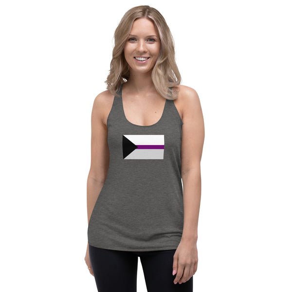 Demisexual Pride Flag Women's Racerback Tank