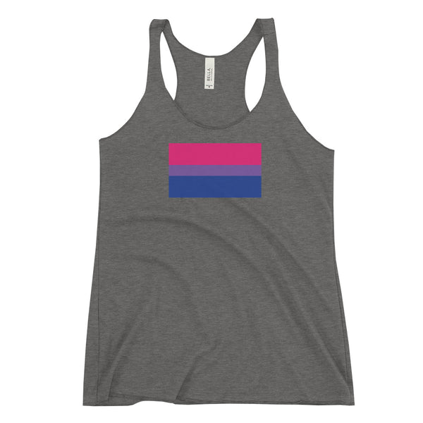 Bisexual Pride Flag Women's Racerback Tank