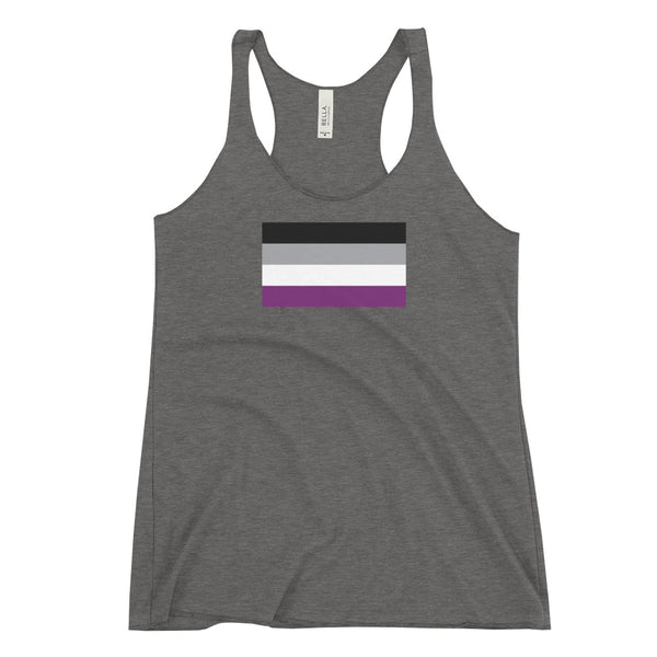 Asexual Pride Flag Women's Racerback Tank