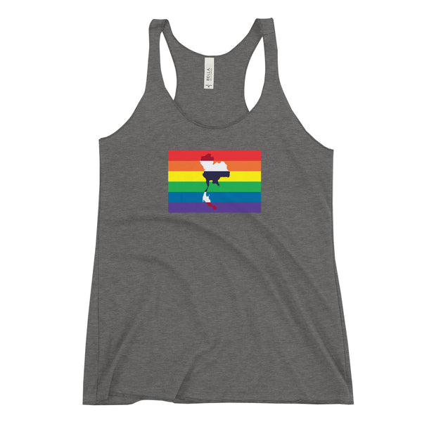 Thailand LGBT Pride Flag Women's Racerback Tank