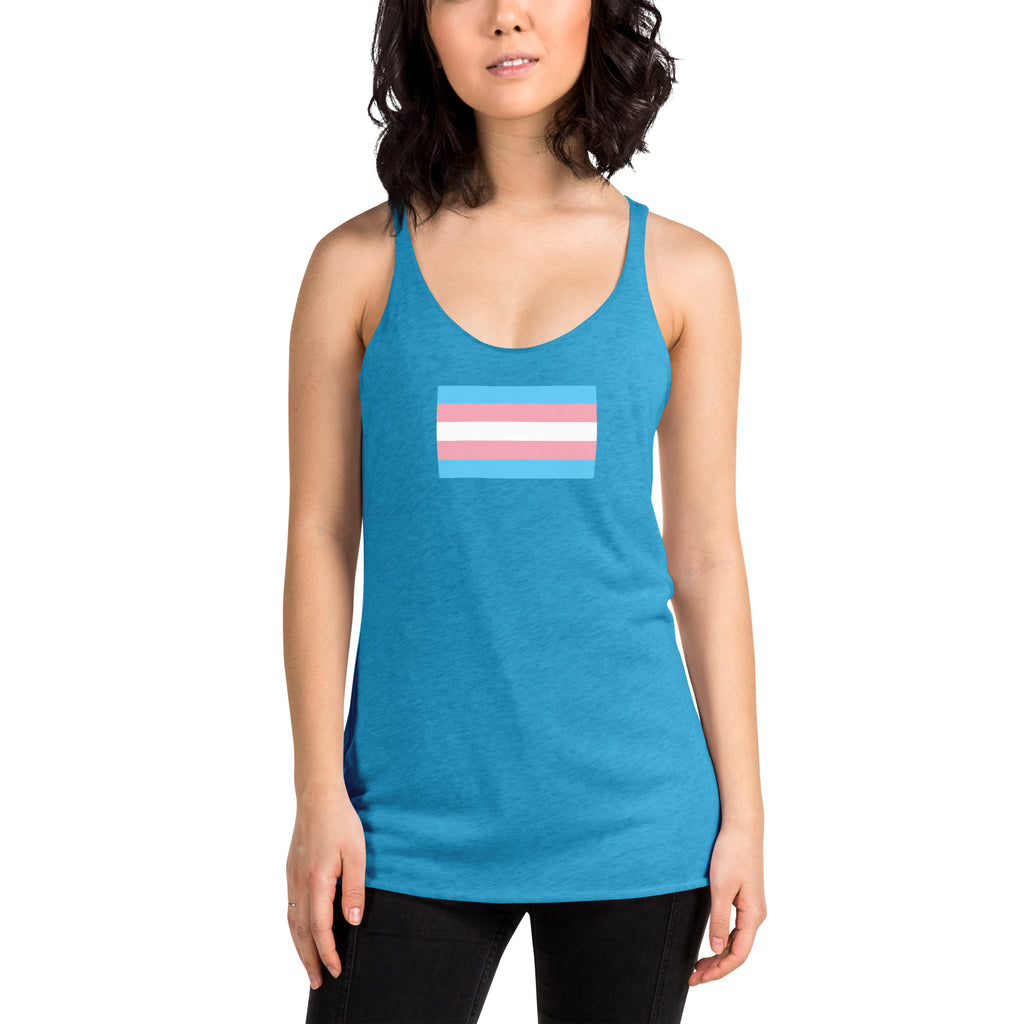 Trans flag tank top new arrivals