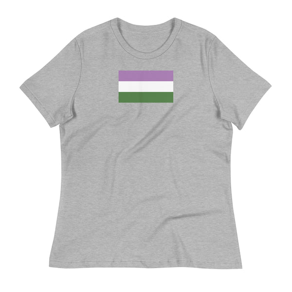 Genderqueer Flag Women's Relaxed T-Shirt