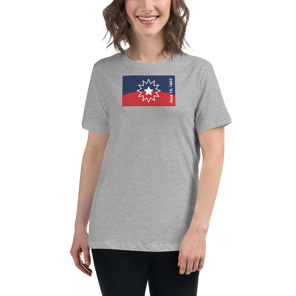 Juneteenth Flag Women's Relaxed T-Shirt