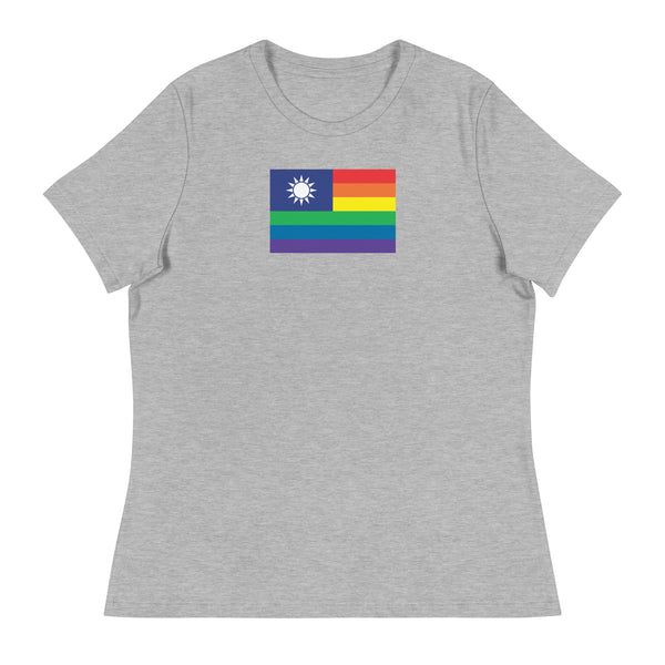 Taiwan LGBT Pride Flag Women's Relaxed T-Shirt