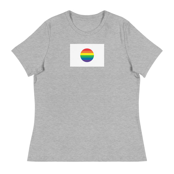Japan LGBT Pride Flag Women's Relaxed T-Shirt