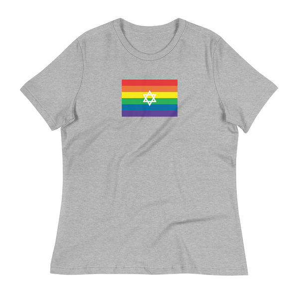 Israel LGBT Pride Flag Women's Relaxed T-Shirt