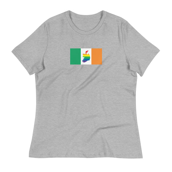 Ireland LGBT Pride Flag Women's Relaxed T-Shirt