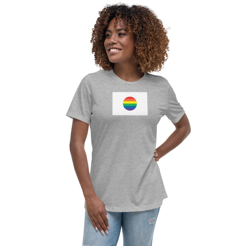 Japan LGBT Pride Flag Women's Relaxed T-Shirt