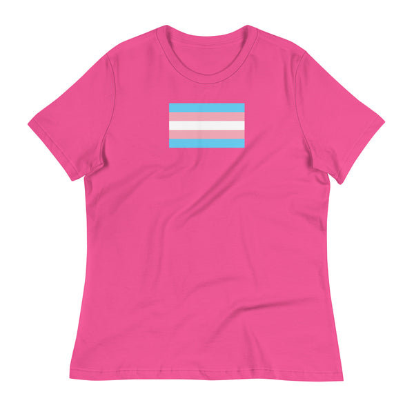 Trans Pride Flag Women's Relaxed T-Shirt
