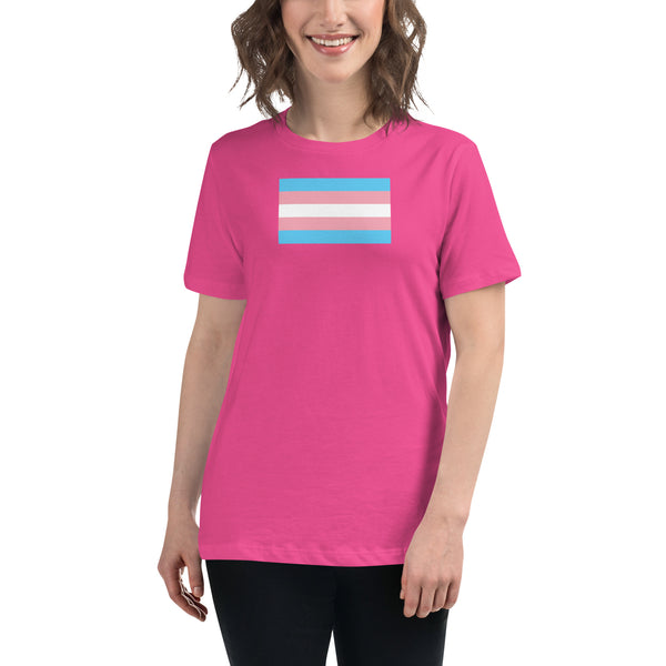 Trans Pride Flag Women's Relaxed T-Shirt