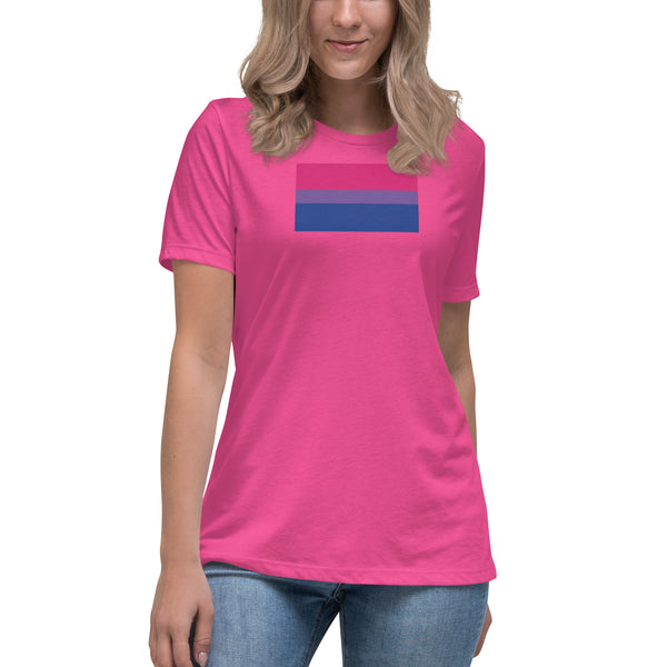 Bisexual Pride Flag Women's Relaxed Fit T-Shirt