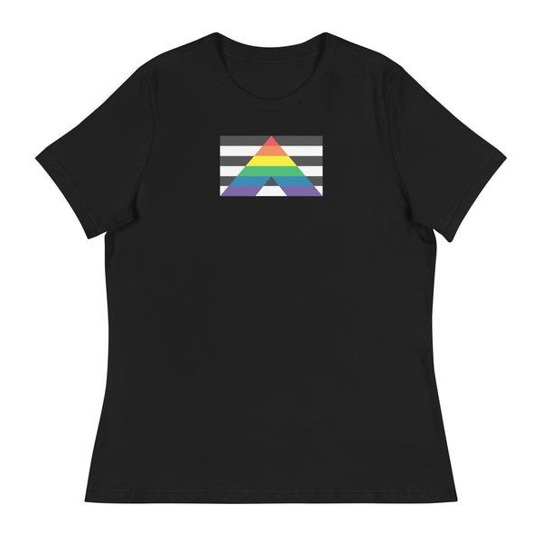 Straight Ally Flag Women's Relaxed fit T-Shirt