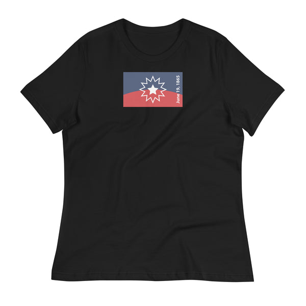 Juneteenth Flag Women's Relaxed T-Shirt
