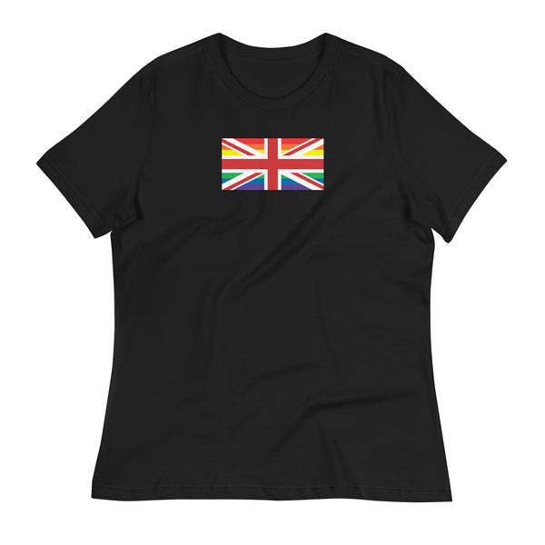 United Kingdom LGBT pride Flag Women's Relaxed T-Shirt