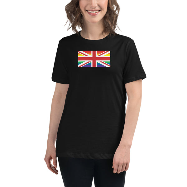 United Kingdom LGBT pride Flag Women's Relaxed T-Shirt